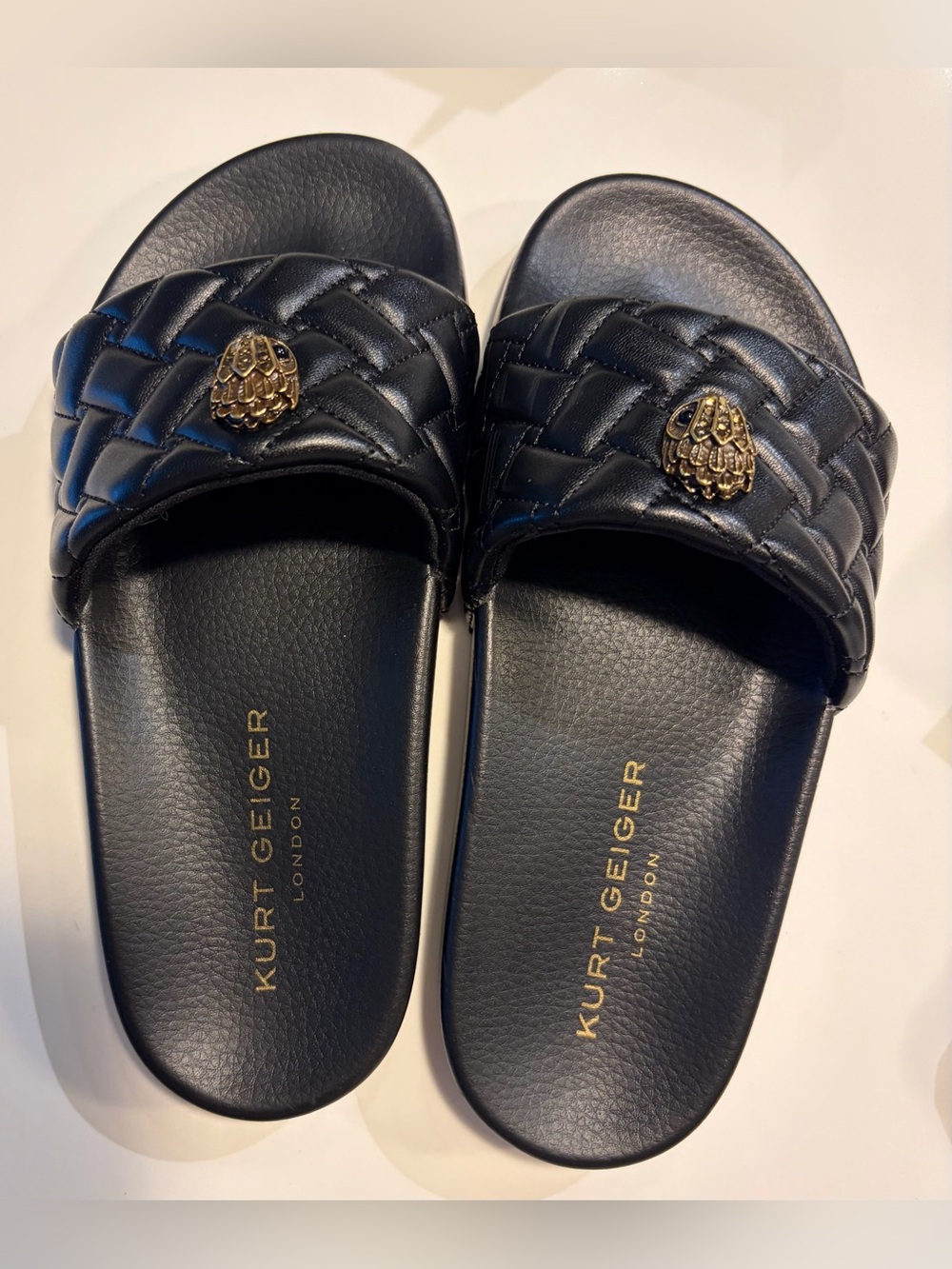 Kurt Geiger London - Women’s Meena Eagle Slide Sandals (worn once)